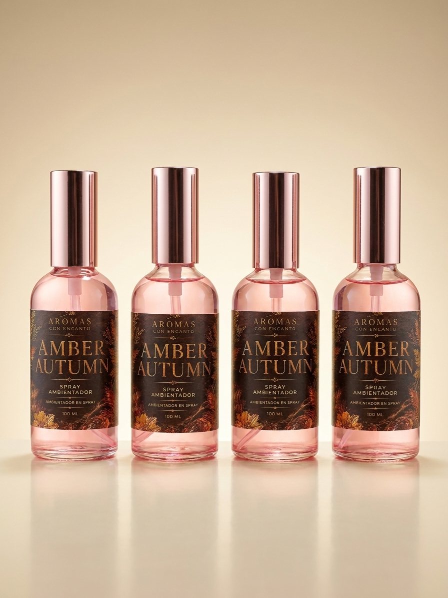Spray Ambientador · Amber Autumn — Ambientadores · Aromas con Encanto